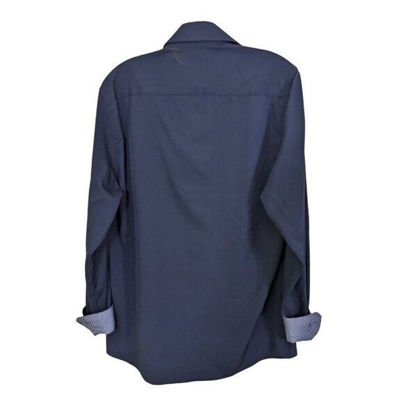 Tom Baine Performance Collection Button Up Shirt Men Large Slim Fit Long Sleeve - Picture 2 of 6